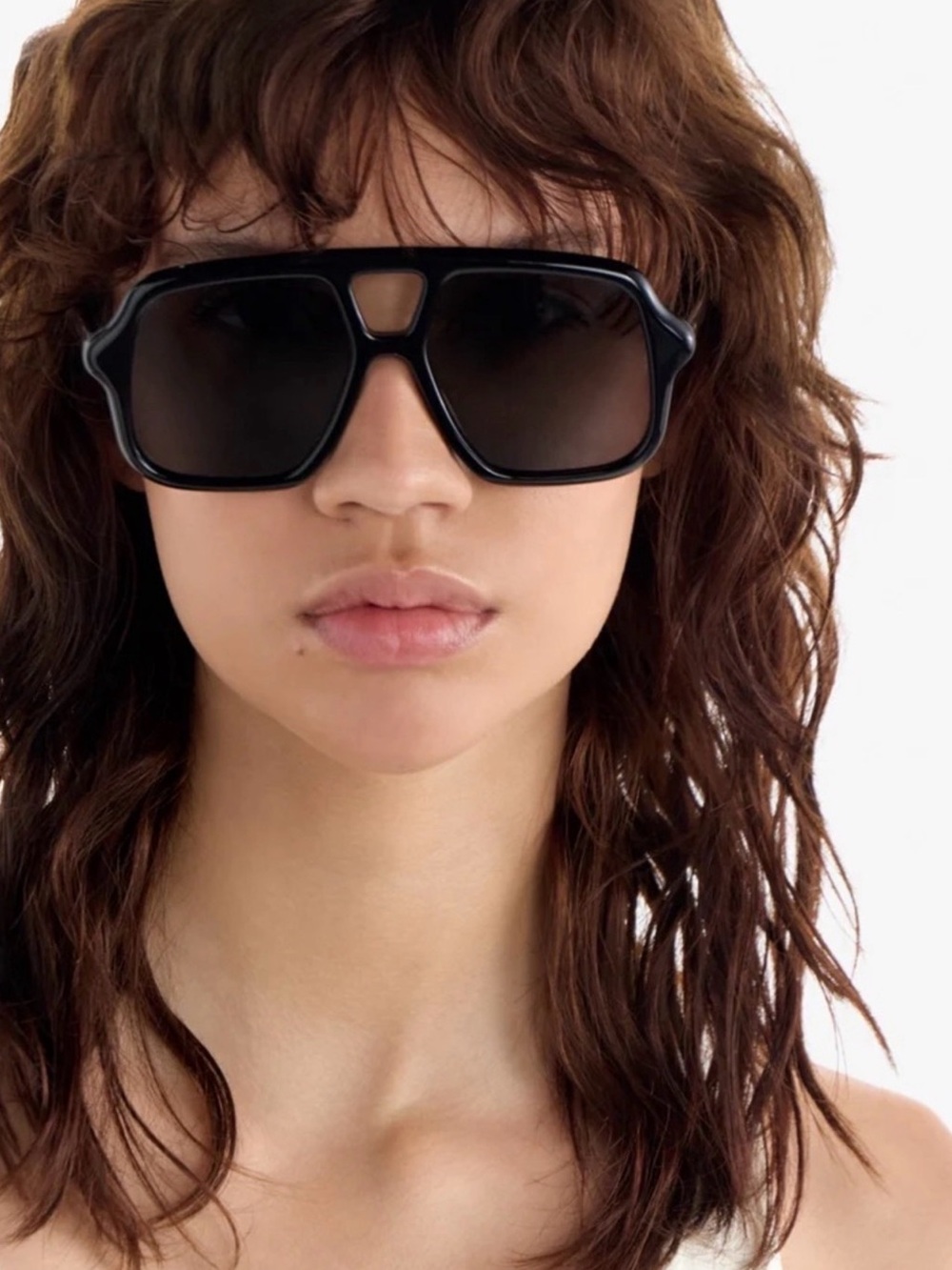 Current Season! LOEWE’S LW40161U Slim Aviator Sunglasses - Picture 8 of 8